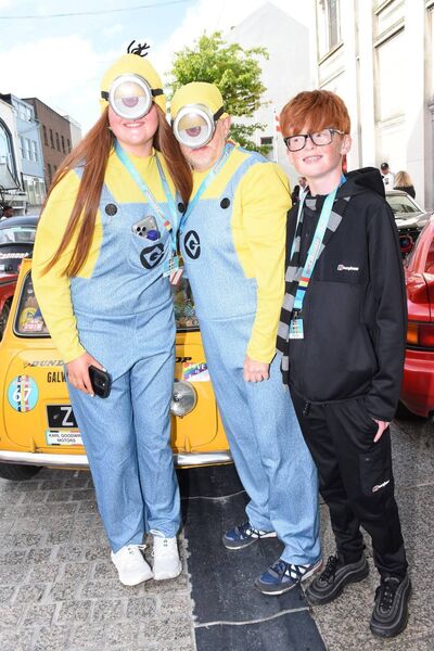 The Retro Cannonball finished this year in Waterford City. Pic: Frankie McEvoy