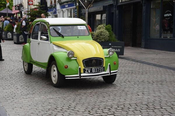 The Retro Cannonball finished this year in Waterford City. Pic: Frankie McEvoy