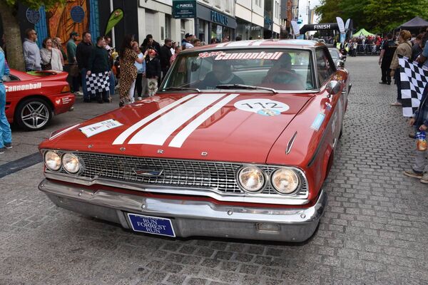 The Retro Cannonball finished this year in Waterford City. Pic: Frankie McEvoy