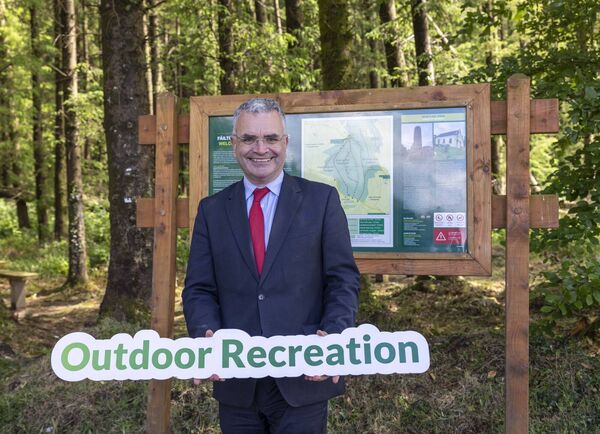 Dara Calleary TD, Minister for Rural and Community Development and the Gaeltacht, visited various rural projects around Waterford. Photo: John Foley Dara Calleary TD, Minister for Rural and Community Development and the Gaeltacht, visited various rural projects around Waterford. Photo: John Foley