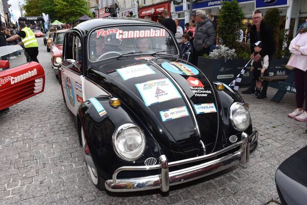 The Retro Cannonball event was a great success and attracted a large crowd to the city. Pic: Frankie McEvoy The Retro Cannonball event was a great success and attracted a large crowd to the city. Pic: Frankie McEvoy