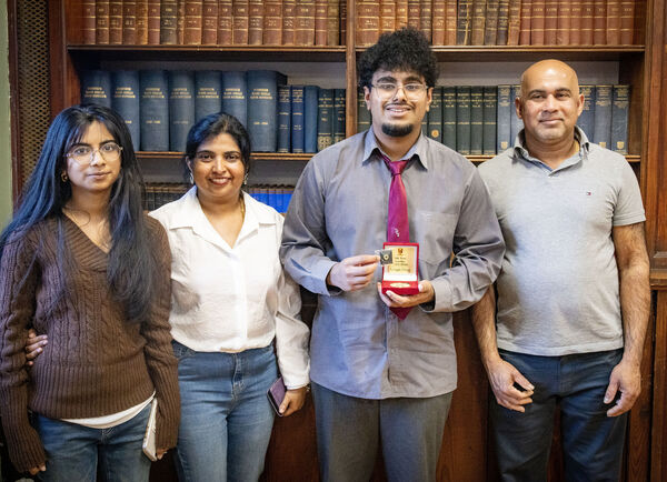 Avinash Manoj, 6th Year Gaeilge, at the De La Salle College Senior Awards day. Avinash Manoj, 6th Year Gaeilge, at the De La Salle College Senior Awards day.
