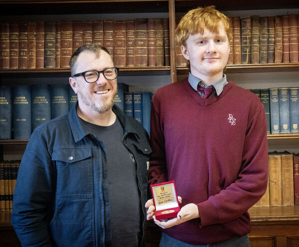 Joe Griffin received an award for Respect for All Persons. Joe Griffin received an award for Respect for All Persons.