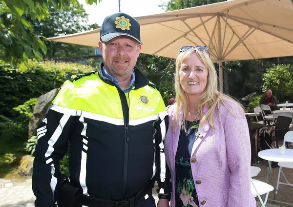 Janet Carey, Business Development and Marketing Manager, Lafcadio Hearn Japanese Gardens pictured with Sgt. Mark Mills, Tramore Garda Station. Pic: Noel Browne Janet Carey, Business Development and Marketing Manager, Lafcadio Hearn Japanese Gardens pictured with Sgt. Mark Mills, Tramore Garda Station. Pic: Noel Browne