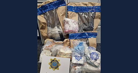 Man (20s) arrested after almost €1 million in cash and drugs seized in Limerick