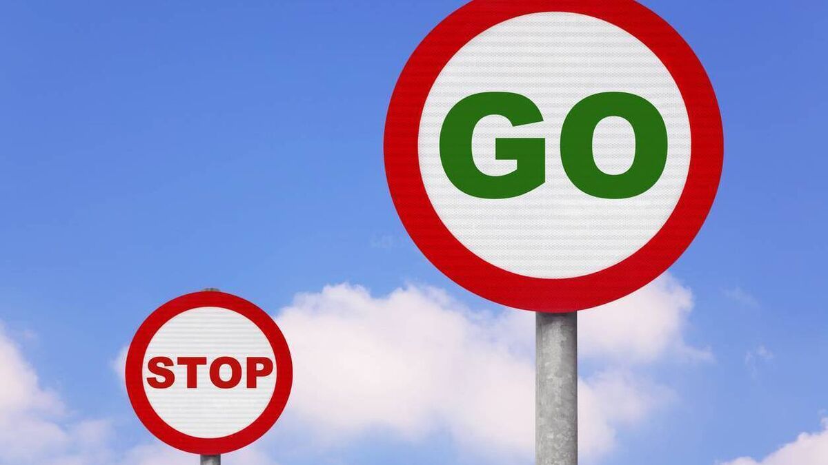 Stop-go system in operation in Waterford City