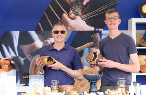 He got to showcase his work to over 100,000 visitors across the festival weekend