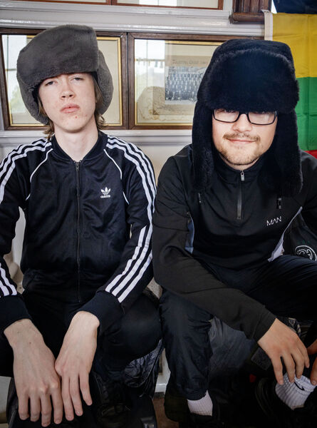 Lucas and Eric, at De La Salle College Culture Day. Lucas and Eric, at De La Salle College Culture Day.