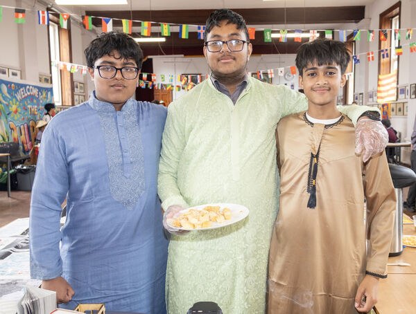 Students representing Bangladesh at De La Salle College Culture Day. Students representing Bangladesh at De La Salle College Culture Day.