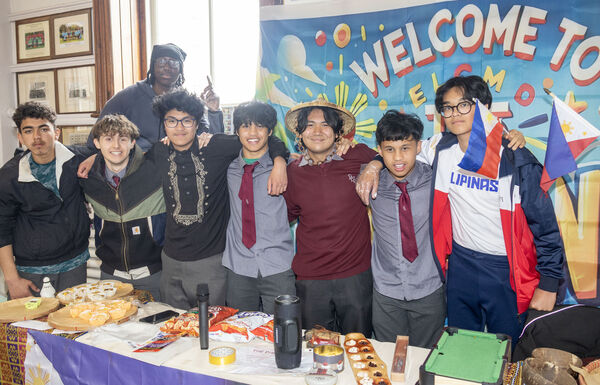 Students representing the Philippines at De La Salle College Culture Day. Students representing the Philippines at De La Salle College Culture Day.