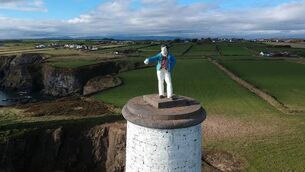 <p>The Metalman in Tramore.</p> <p>The Metalman in Tramore.</p>