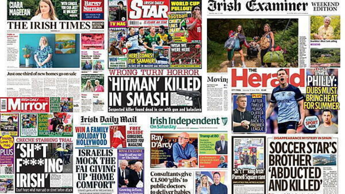 What the papers say: Saturday's front pages