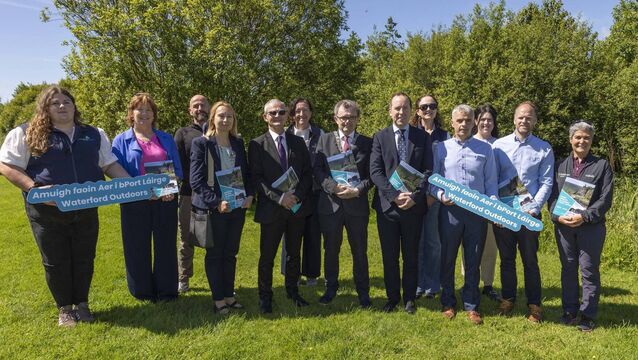 <p>Pictured at the launch of the Waterford Outdoor Recreation Plan at the Anne Valley Walk in Dunhill.</p>