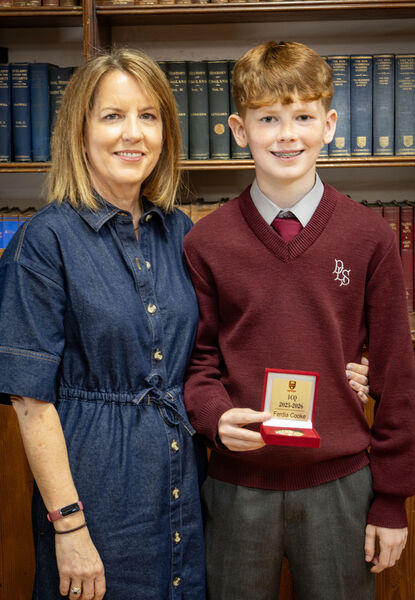 Ferdia Cooke, 1CQ award recipient, at the De La Salle College Junior Awards day. Ferdia Cooke, 1CQ award recipient, at the De La Salle College Junior Awards day.