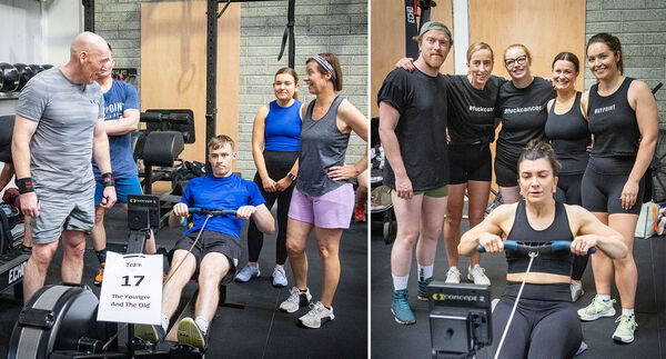Taking part in the inaugural Row for Solas, which raised €57,000 at the Waypoint Training. Photo: Joe Evans Taking part in the inaugural Row for Solas, which raised €57,000 at the Waypoint Training. Photo: Joe Evans