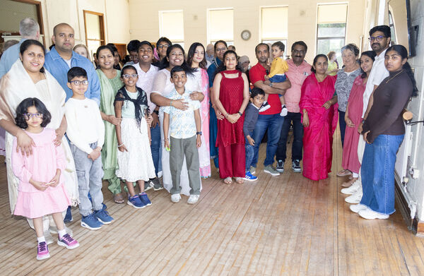 Members of the Indian community at the Pentecost Mass celebrated at St. Joseph & St. Benildus Church. Members of the Indian community at the Pentecost Mass celebrated at St. Joseph & St. Benildus Church.