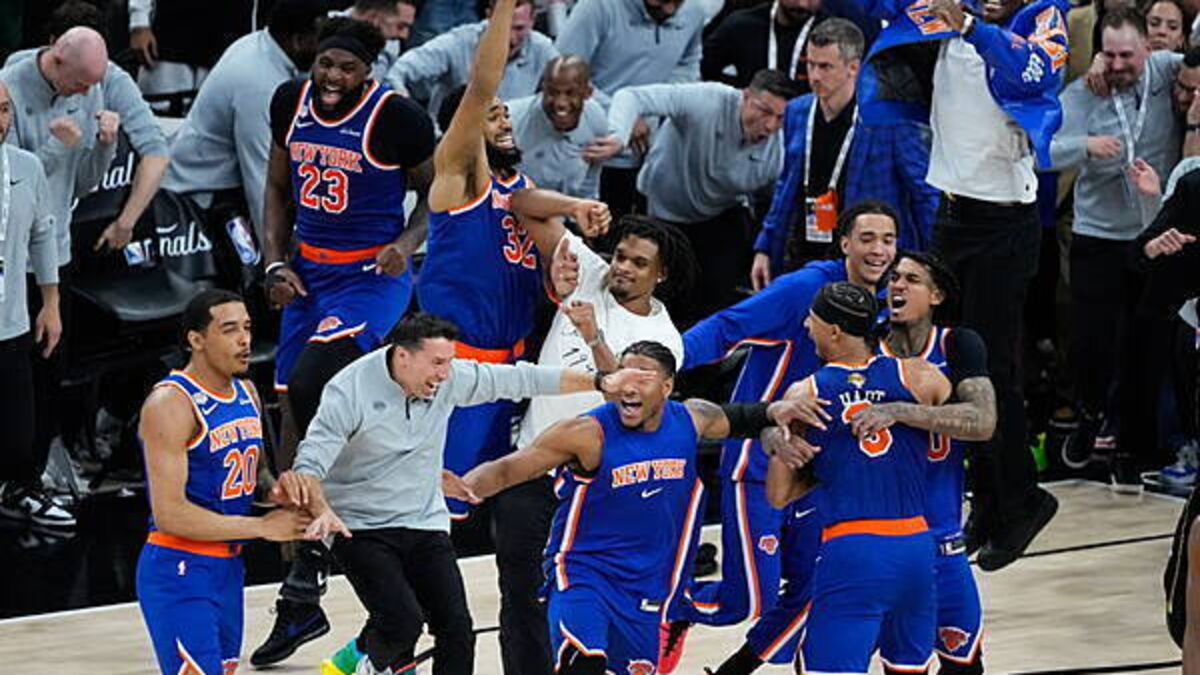 New York Knicks end NBA championship drought with win over San Antonio Spurs