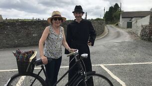<p>On the day of the shoot director RoseAnn Foley and actor George Macleod.</p> <p>On the day of the shoot director RoseAnn Foley and actor George Macleod.</p>