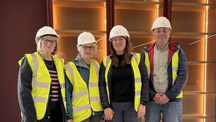 <p>Ann Fitzgerald Secretary of Waterford’s Transported Convict Women: A Herstory Margaret Richards, curator of the group. Katherine Martin project manager Grangegorman Histories Dublin. Kieran Cronin Chairman of the group </p>