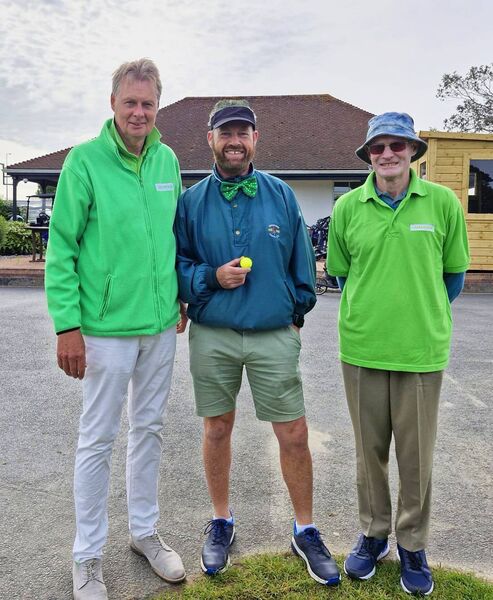 Pictured is Shay Burke winner the men’s prize with Samaritans Rory Fitzgerald and Stephen Breen. Photo: John Power Pictured is Shay Burke winner the men’s prize with Samaritans Rory Fitzgerald and Stephen Breen. Photo: John Power