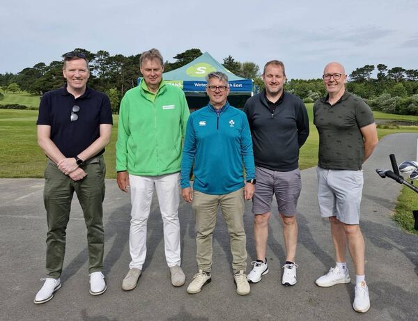 A group of Golfers taking part in Tramore Golf Club's second Play in Green day for Samaritans. Included is Samaritan Volunteer Rory Fitzgerald. A group of Golfers taking part in Tramore Golf Club's second Play in Green day for Samaritans. Included is Samaritan Volunteer Rory Fitzgerald.