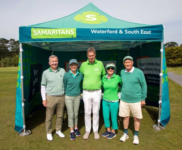Taking part were Padraig Hogan, Nicola Hogan, Kim Mullins who won the Best Dressed Lady prize and Brendan Mullins. Included is Rory Fitzgerald, Samaritans, Waterford. Photo; John Power Taking part were Padraig Hogan, Nicola Hogan, Kim Mullins who won the Best Dressed Lady prize and Brendan Mullins. Included is Rory Fitzgerald, Samaritans, Waterford. Photo; John Power