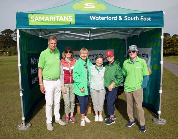 Taking part were Kathleen Mitchell, Ann Sludds, Marie Hackett and Anne Clerkin. Also included are Rory Fitzgerals and Stephen Breen, Samaritans. Photo: John Power Taking part were Kathleen Mitchell, Ann Sludds, Marie Hackett and Anne Clerkin. Also included are Rory Fitzgerals and Stephen Breen, Samaritans. Photo: John Power