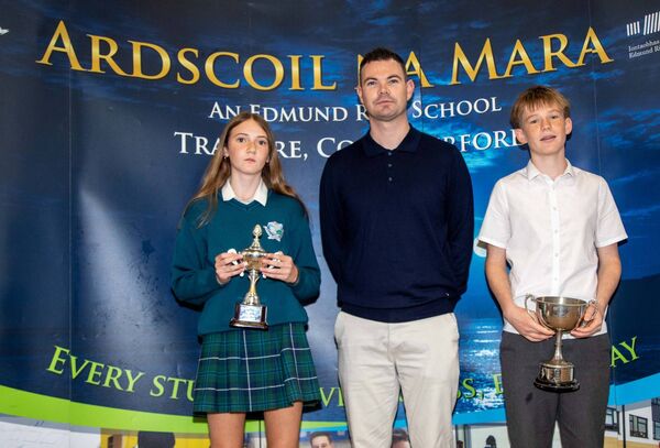 Mary Galloway winner of The Perpetual Cup and Jonty Ireland, Winner Michael Burns Cup. Photo: John Power