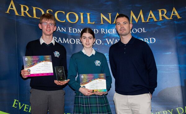 Liam Casey, Senior Person Of The Year and Eimear Casey, Junior Person Of The Year. Photo: John Power