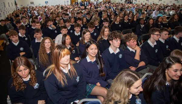 The full hall at the event. Pic: John Power The full hall at the event. Pic: John Power