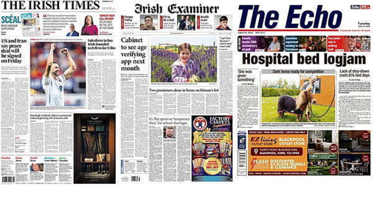 What the papers say: Tuesday's front pages
