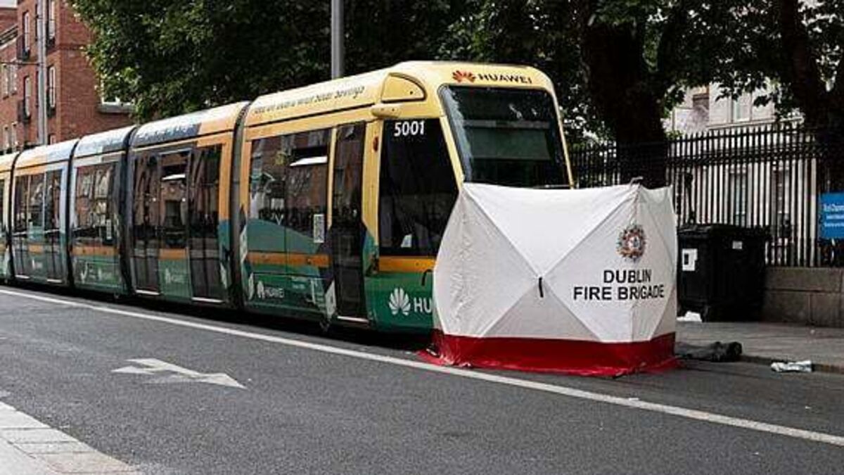 Man (70s) dies after being struck by Luas tram