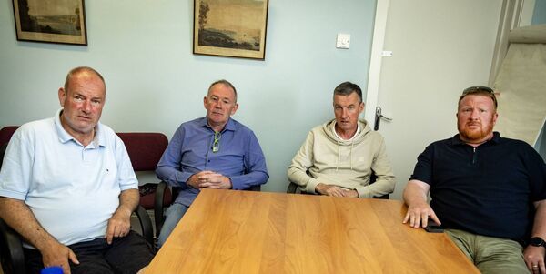 Kenneally Survivors, Jason Clancy, Paul Walsh, Colin Power and Kevin Keating. Photo: Joe Evans Kenneally Survivors, Jason Clancy, Paul Walsh, Colin Power and Kevin Keating. Photo: Joe Evans