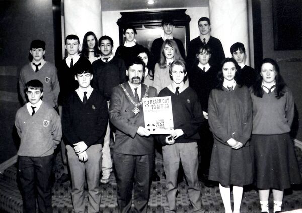 De La Salle College student Council launch of Goal Badge with Deputy Mayor Brian Swift back in 1993 De La Salle College student Council launch of Goal Badge with Deputy Mayor Brian Swift back in 1993