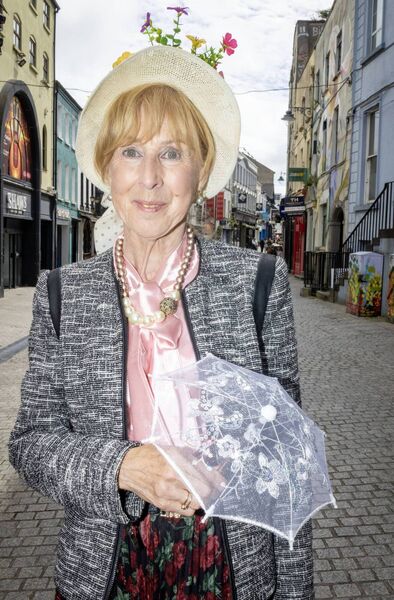 Mary McKenna, on the walking tour as part of Bloomsday Waterford. Mary McKenna, on the walking tour as part of Bloomsday Waterford.