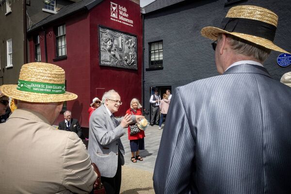 Straw hats out in force for Bloomsday Waterford. Straw hats out in force for Bloomsday Waterford.