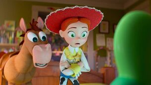 <p>Bullseye and Jessie with Lilypad in Disney and Pixar's Toy Story 5. Photo courtesy of Pixar</p> <p>Bullseye and Jessie with Lilypad in Disney and Pixar's Toy Story 5. Photo courtesy of Pixar</p>