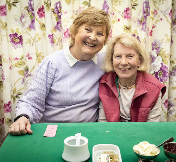  Maeve McEvoy and Pauline Hodge, at the Tramore Hospice Support coffee morning.