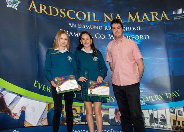 Lucia Rosenkowitz and Elizabeth McCloskey, Jnr. POY, Girls Tennis. Overall winner was Elizabeth McCloskey. Photo: John Power Lucia Rosenkowitz and Elizabeth McCloskey, Jnr. POY, Girls Tennis. Overall winner was Elizabeth McCloskey. Photo: John Power