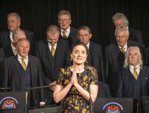 Musical Director, Stephanie Ní Fhoghlú at SETU Chapel for the Waterford Male Voice Choir 25th Anniversary Concert. Musical Director, Stephanie Ní Fhoghlú at SETU Chapel for the Waterford Male Voice Choir 25th Anniversary Concert.