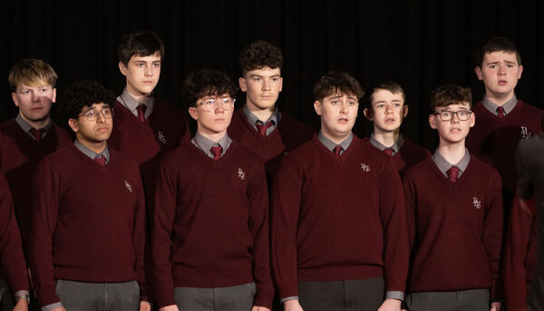Members of De La Salle College Senior Choir. Members of De La Salle College Senior Choir.