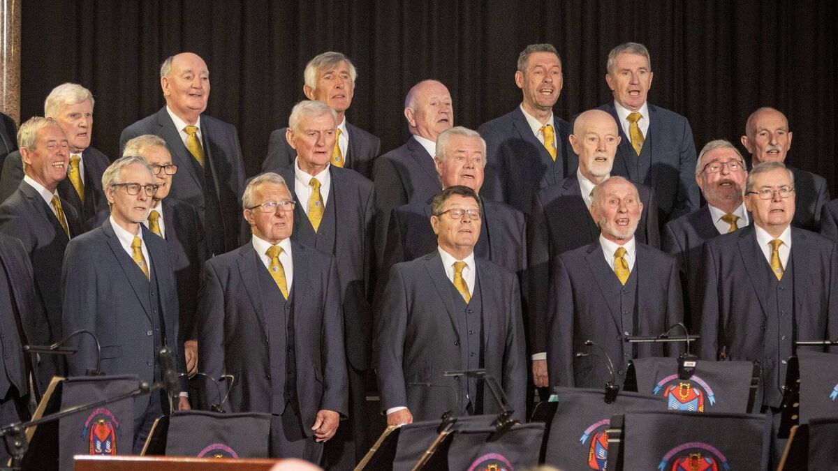 WATCH: Members of Waterford Male Voice Choir performing at their 25th anniversary concert