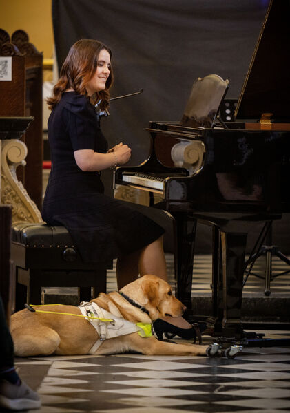 Sarah McGowan, who performed Somewhere Over the Rainbow at Christ Church Cathedral. Sarah McGowan, who performed Somewhere Over the Rainbow at Christ Church Cathedral.