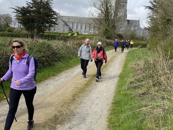 Walkers at Mount Melleray. Walkers at Mount Melleray.