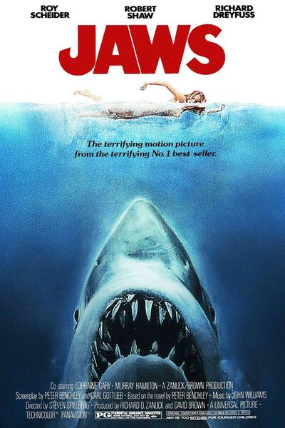 Jaws was the first major motion picture to be shot on the ocean. Jaws was the first major motion picture to be shot on the ocean.
