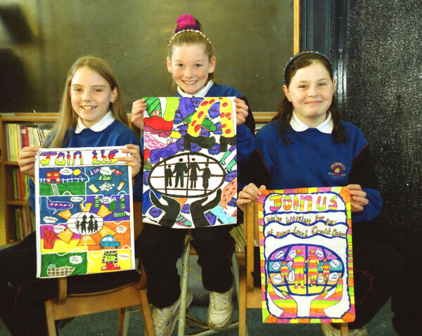 Winners in the 8-10 years category of the Tramore Credit Union Poster Competition were pupils from Glór na Mara, Denise Brennan, Laura O'Neill and Alison Connolly back in 2000. Winners in the 8-10 years category of the Tramore Credit Union Poster Competition were pupils from Glór na Mara, Denise Brennan, Laura O'Neill and Alison Connolly back in 2000.