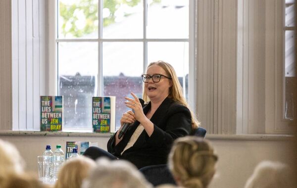Author Jen Bray in Dunmore East. Author Jen Bray in Dunmore East.
