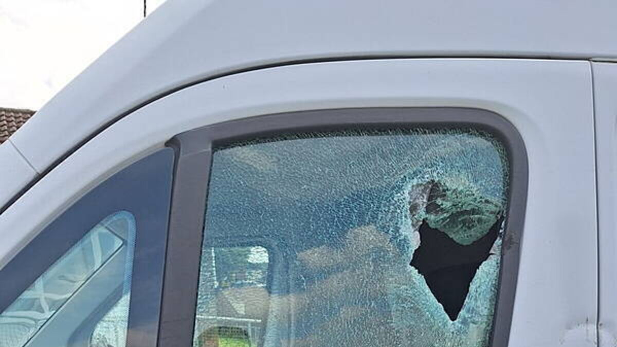 Speed camera van taken off road after windows broken in attack in Tyrone