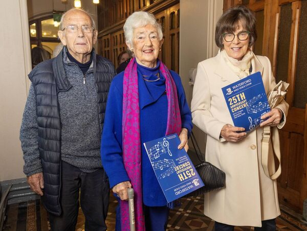 Pictured at SETU Chapel, for the Waterford Male Voice Choir 25th Anniversary Concert. Photo: Joe Evans Pictured at SETU Chapel, for the Waterford Male Voice Choir 25th Anniversary Concert. Photo: Joe Evans