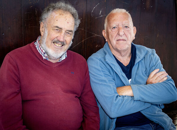 Eddie Gallagher and Alec Barnes, , at the Plaza for Friends of the River Suir, Summer Solstice Celebration. Photo: Joe Evans Eddie Gallagher and Alec Barnes, , at the Plaza for Friends of the River Suir, Summer Solstice Celebration. Photo: Joe Evans